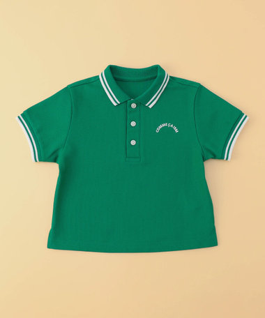 鹿の子ライン入り ポロシャツ(ベビーサイズ)