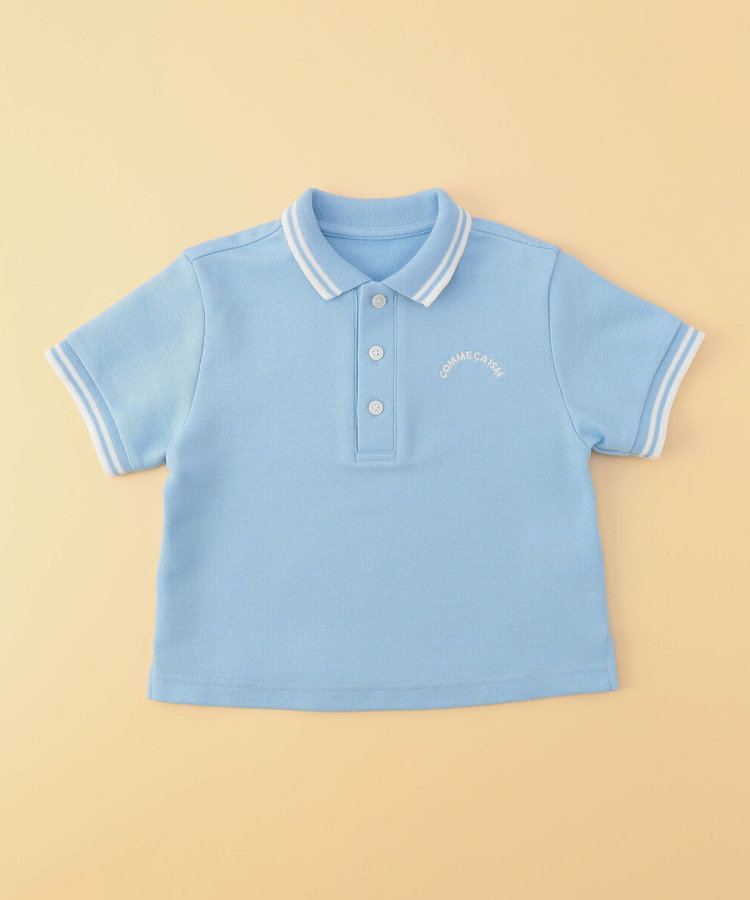 鹿の子ライン入り ポロシャツ(ベビーサイズ)