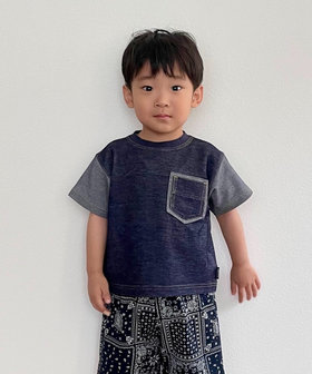フィッシュマンズ ファミリーTシャツ ダブルガーゼ素材 紺 Sサイズ フィッシュマンズ ファミリーTシャツ ダブルガーゼ素材 紺 Sサイズ