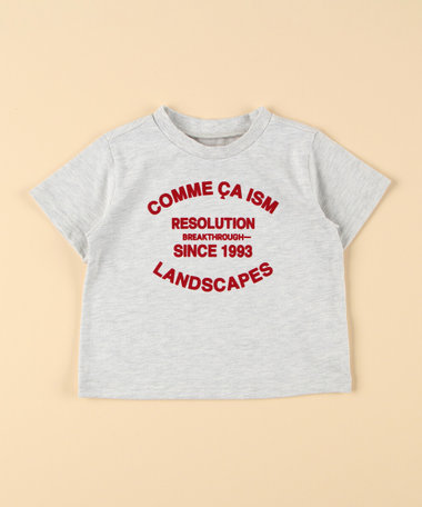 フロッキープリント Tシャツ(ベビーサイズ)