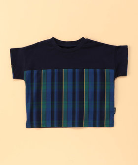 マドラスチェック 半袖Tシャツ(ベビーサイズ)