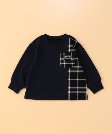 チェック 切り替えトレーナー(ベビーサイズ)