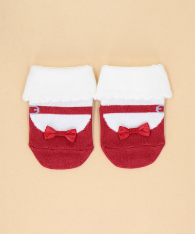 バレエシューズ柄 ソックス