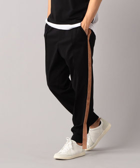 【黒とコッパ―】側章ジョガーパンツ