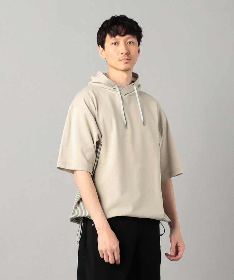 【撥水】スピンドル 半袖パーカ