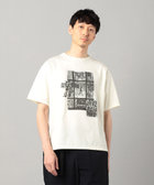 窓柄プリント Tシャツ