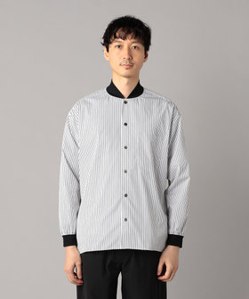 ストライプシャツ ブルゾン（27-55BM01-205）｜ベータメン（β MEN