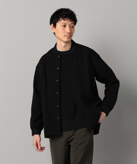 NOBLE ラスターツイルフィールドシャツブルゾン 36 ナチュラルストレッチ】リラックス レギュラーカラー シャツ / シャツ