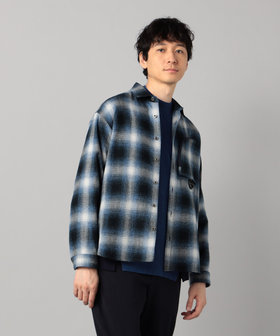 オンブレ―チェック柄 シャツ（27-57IM05-205）｜ベータメン（β MEN