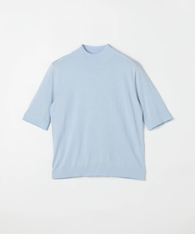 プレミアムコットン モックネックプルオーバー