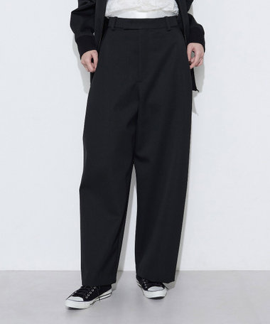 ドスキン タックパンツ