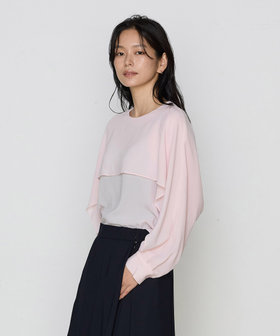 FOXEY フレアシルエットブラウス FOXEY フレアシルエットブラウス