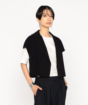 18Gミラノリブ ショートジレ（28-03VM02-205）｜バジーレ28（BASILE28