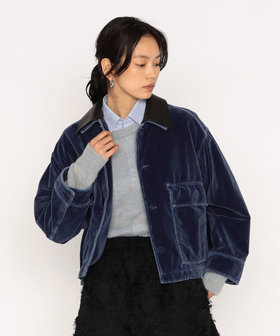 インディゴベルベット ワークジャケット（28-09VM16-205）｜バジーレ28
