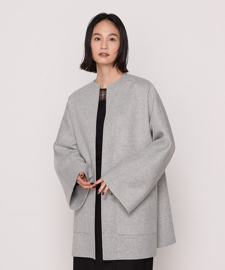 極美品✨ バーバリー プレステージ コレクション ロングコート　Ｂ柄　シルク バーバリー プレステージコレクションライナー付 ウールシルク