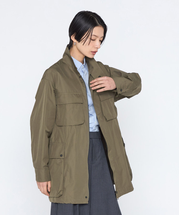 メモリーツイルタフタ ショートコート