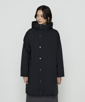 FINOダントツ撥水高密度ツイル フードロングダウンコート（28-21UM01