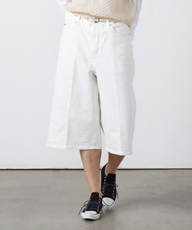 12OZホワイトデニム バミューダパンツ