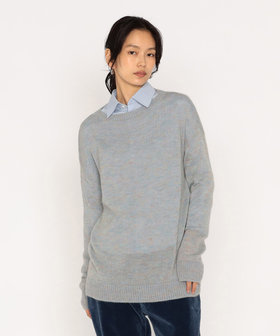 〔 +サイズ 〕 モヘヤニット プルオーバー