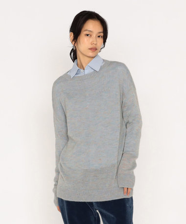 〔 +サイズ 〕 モヘヤニット プルオーバー