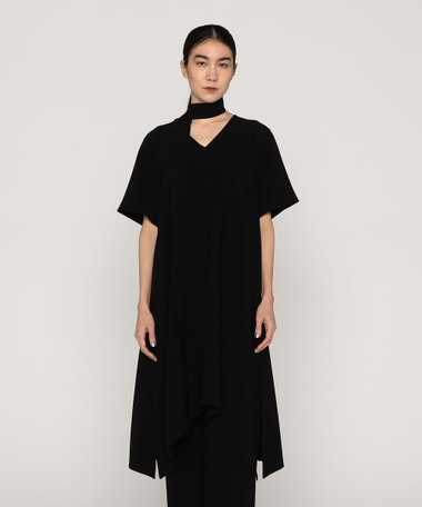 〔 +サイズ 〕 リサイクルダブルクロス  ドレス