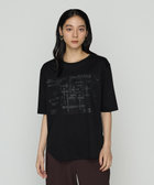 〔 +サイズ 〕 プレミアムスムース デジロゴプリントTシャツ