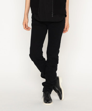 〔 +サイズ 〕 11．5OZムラ染め糸左綾ストレッチデニム スリムデニムパンツ