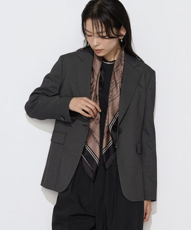 〔TALLサイズ〕【セットアップ対応】シャークスキン ジャケット