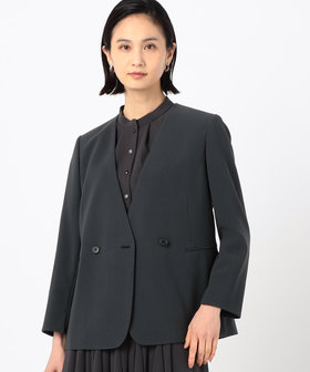 ネストローブ　コンフェクト　馬布ホースクロスノーカラージャケット セットアップ ネストローブ コンフェクト 馬布ホースクロスノーカラー