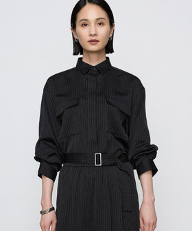 fascシリーズ3点セット TALLサイズ 〕【ブライトリーセットアップ】サテンストライプ・無地