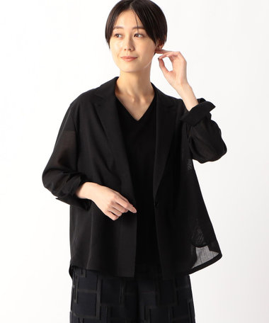 〔 TALLサイズ 〕 シアーボイル シャツジャケット