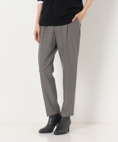 〔TALLサイズ〕【セットアップ対応】2WAYストレッチシアバターヘリンボーン パンツ