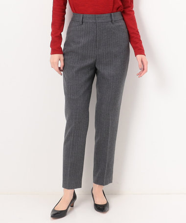 〔 TALLサイズ 〕 【セットアップ対応】ウールストライプ パンツ