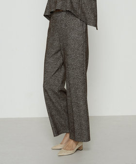 〔 TALLサイズ 〕 ツイード柄リバージャージー パンツ