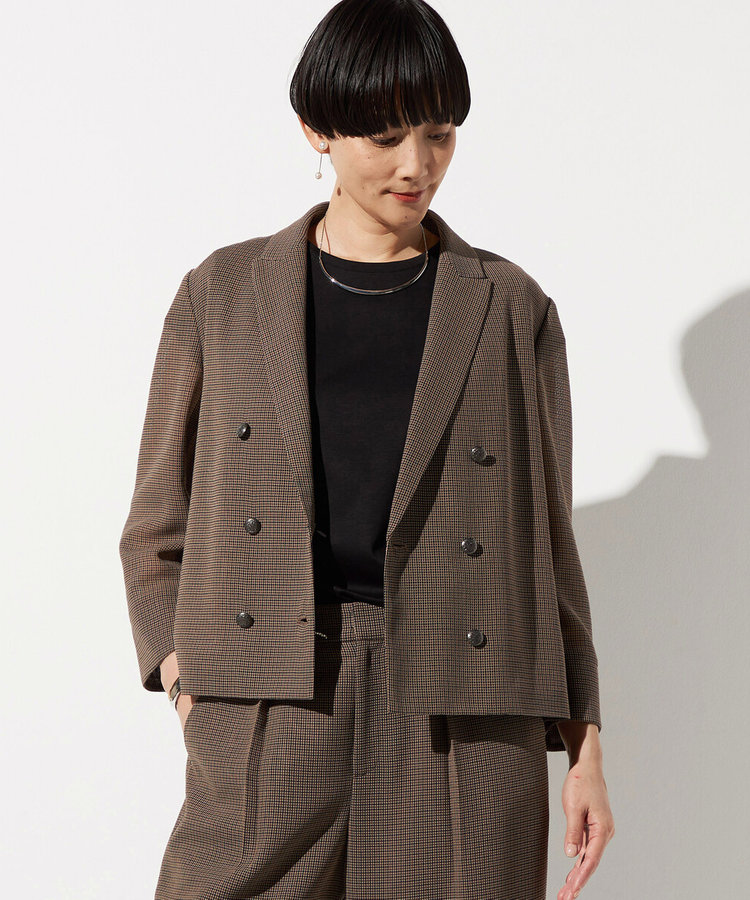 〔 TALLサイズ 〕 【セットアップ対応】シアーチェックジャケット