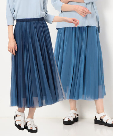 〔 TALLサイズ 〕 【リバーシブル】ソフトチュール スカート