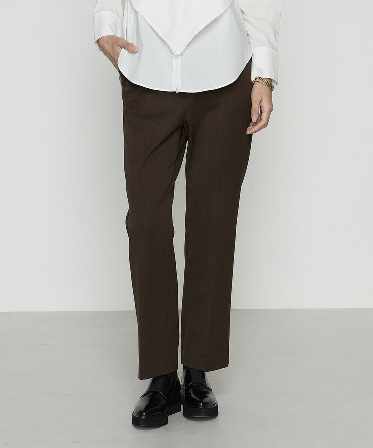 【Oggi 12月号掲載商品】〔 TALLサイズ 〕 裏起毛2WAYストレッチ パンツ