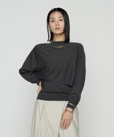 〔 TALLサイズ 〕 ウール梳毛 ツインニット