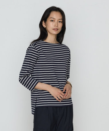 〔 TALLサイズ 〕 コットンスーピマボーダー カットソー