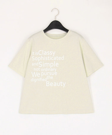 〔 TALLサイズ 〕【ブライトリーセットアップ】スーピマバイオシルスムース Tシャツ