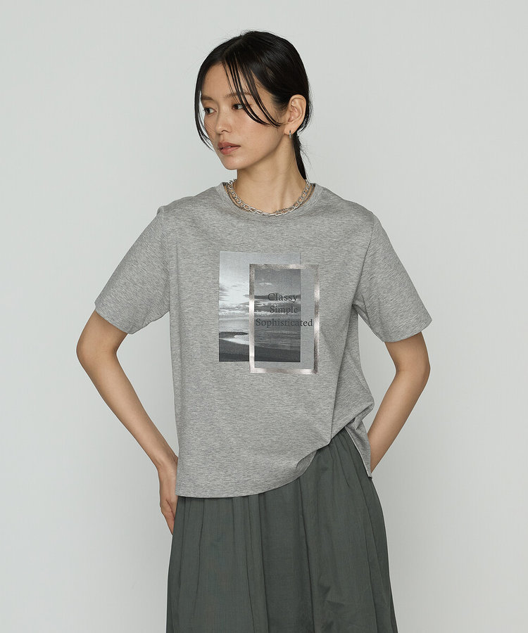 ちゅぶ　sarlit lace Tシャツ　サイズ2 Amazon.com: Jubilantex Gray Mix Matched Curtains Leaf Sheer