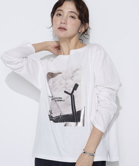 〔 TALLサイズ 〕 スーピマバイオシルスムース プリントTシャツ