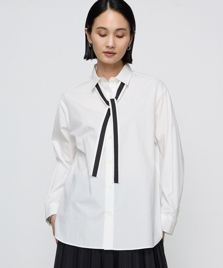 コムサ（COMME CA）/〔 TALLサイズ 〕【ブライトリーセットアップ】オーガニックタイプライター シャツ TALLサイズ 〕【ブライトリーセットアップ】オーガニックタイプ