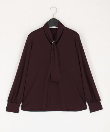 〔 TALLサイズ 〕【ブライトリーセットアップ】ボウタイ ブラウス