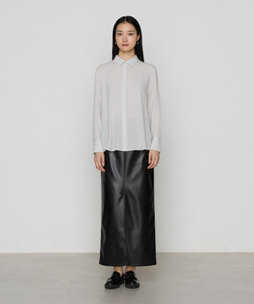 TALLサイズ 〕 トリアセジョーゼット シャツ（34-73HK02-205）｜コムサ