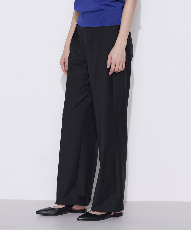 TALLサイズ 〕【セットアップ対応】 ストレッチトロ ワイドパンツ（34