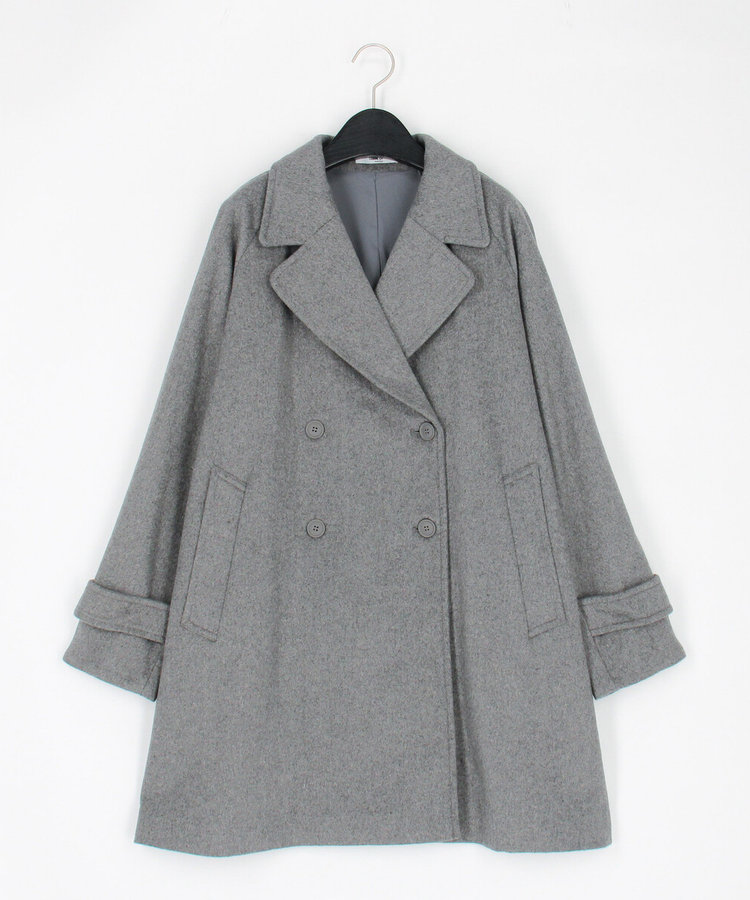 TALLサイズ 〕 ウールショートビーバー コート（34-99WE02-203