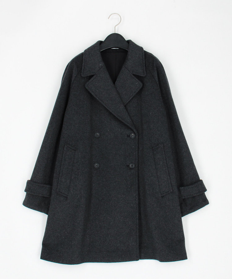 TALLサイズ 〕 ウールショートビーバー コート（34-99WE02-203