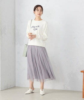 チュールギャザースカート（38-50FG51-204）｜COMME CA MODELS