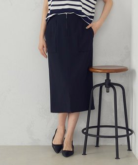 ポリエステルドライツイル タイトスカート（38-50FK53-205）｜コムサ